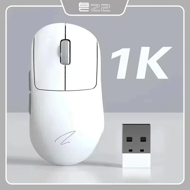 Zaopin Z2 Wireless Gaming Mouse 3-Mode PAW3395 4K Polling Rate Lightweight Esports Mouse for PC, Laptop & Gaming