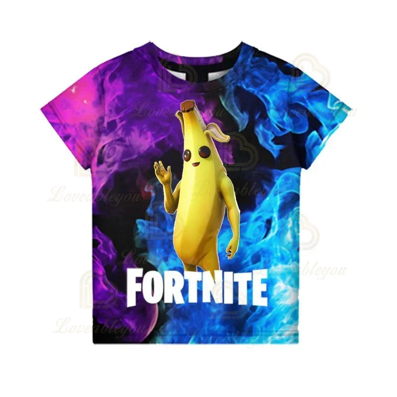 Red Jade Fortnite Anime Battle Royale 3D T-Shirt for Men Women Kids - Pelly T-Shirt Birthday Gift for Girls And Boys