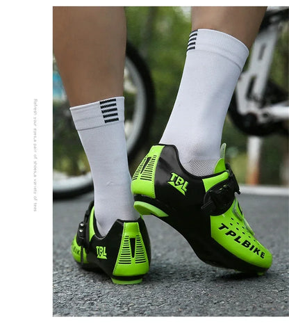 Unisex Cycling Sneakers Road Women Cycling Shoes Nonslip Men Mountain Bike Shoes Racing SPD Outdoor Zapatillas Ciclismo Mtb
