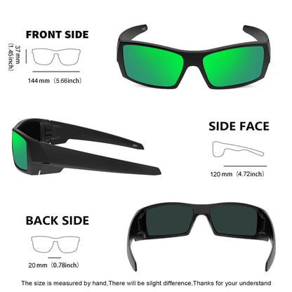 MAXJULI Z87 Polarized Sunglasses Men Wrap Around Sport Driving UV400 Retro Vintage Shield Safety Glasses 8231