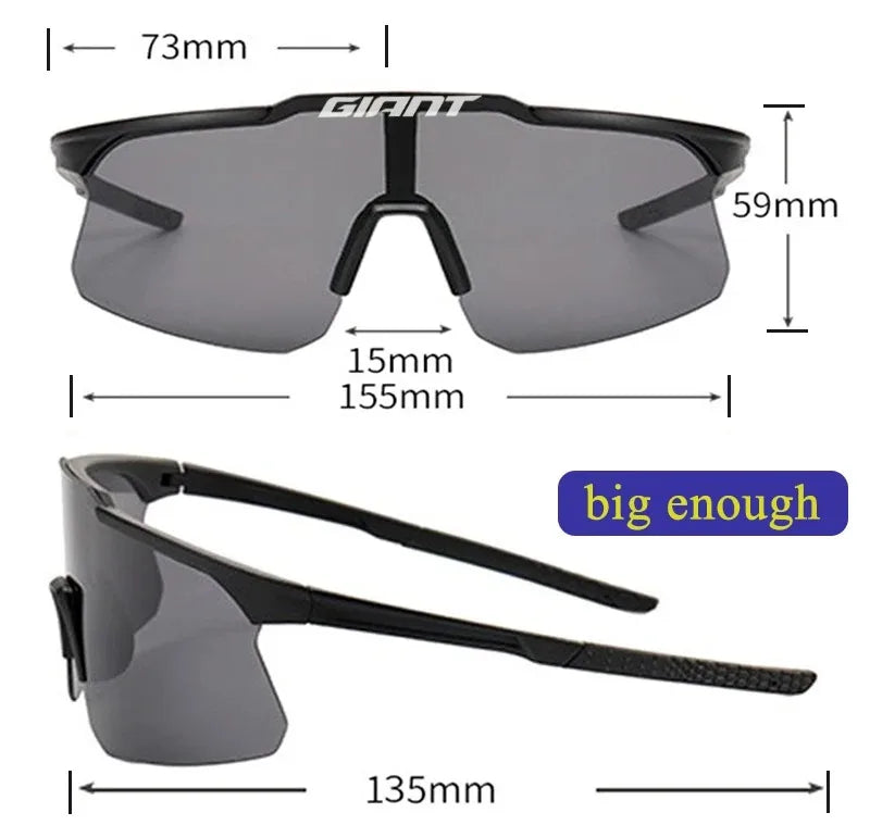 giant cycling sunglasses MTB Road Bicycle men and women Outdoor Lenses With case skiing goggles
