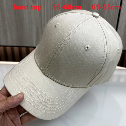 Bejzbol kape za muškarce s velikom glavom, za žene, XXL, prevelike, visoke krune, podesive, jednobojne, s kopčom (snapback), 56-60 cm, 60-65 cm
