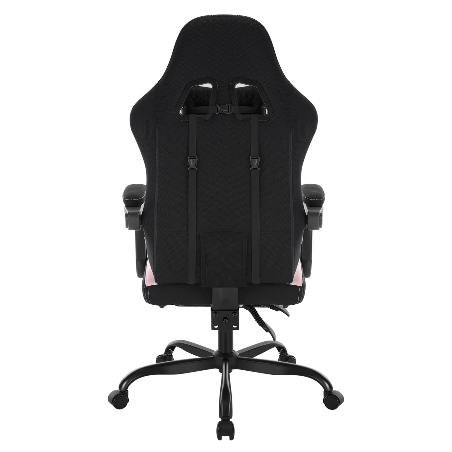 WOLTU Massage Gaming Chair Ergonomic Swivel Computer Chair with Pillow & Footrest Adjustable Headrest Lumbar Support Gamer Chair