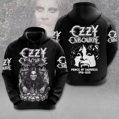 Men's Hoodie New Rock Ozzy Osbourne Band 3d Print Hoodies Men Women Fashion Street Hoodie Sweatshirt Women Coat Hip Hop Sudadera