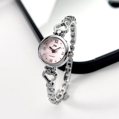 UTHAI CQ398 Fashionable Women watch exquisite heart bracelet waterproof quartz watch light luxury clock gift，watches for woman