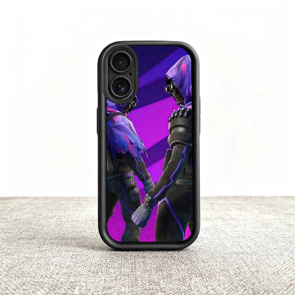 Game F-Fortnite Survival Phone Case For iPhone 11 12 13 14 15 16 17 Max Pro Plus Air Mini Lens Protective Black Soft Shell