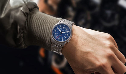 BERNY Full Titanium Watches for Men Outdoor Quartz Men's Field Wristwatch VH31 Super Luminous Sapphire Easy Read Watch