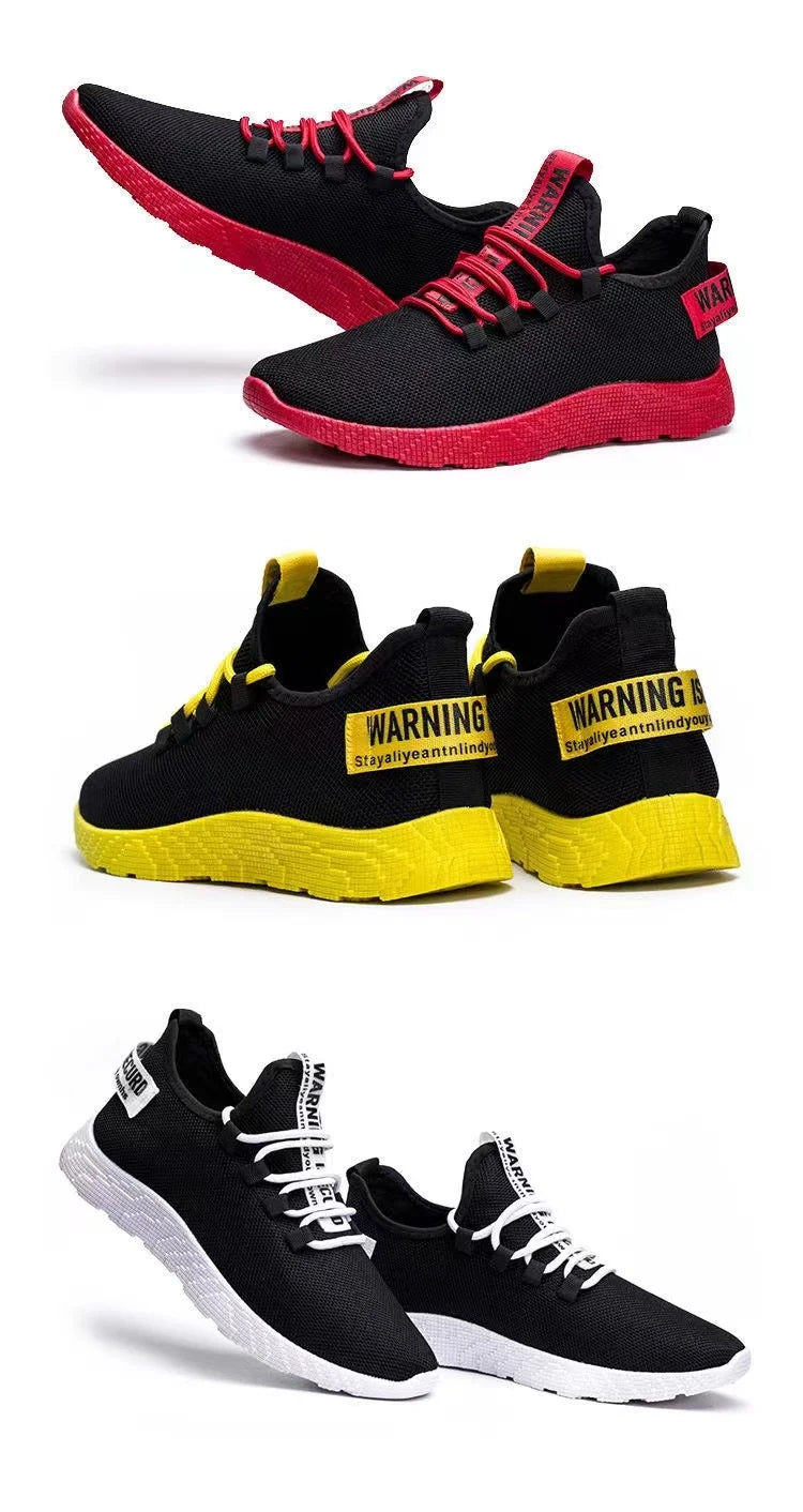 Męskie sneakersy casualowe, lekkie sportowe buty z siateczki na lato, męskie buty outdoorowe z miękką podeszwą, oddychające, wygodne, modne buty do biegania