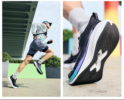Xtep 2000KM 2.0 Running Shoes Men  Summer Professional TPU Shock Absorption Sneakers (suggest half size down) 876219110043