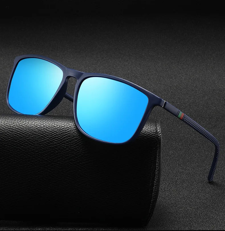 New Luxury Brand Polarized Sunglasses Men Square Frame Classic Women Glasses Driving Fishing Eyewear Gafas De Sol Hombre