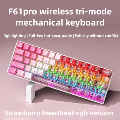 Keyboard Bluetooth Wireless Mechanical keyboards rgb Gamer teclado para tablet mecanico 60% ipad Backlit Mini usb key board
