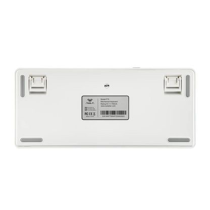 EPOMAKER AULA F75 ISO-ES 75% Spanish QWERTY Hot-Swap Gasket-Mounted Wired/Bluetooth/2.4GHz Wireless Mechanical Gaming Keyboard RGB Backlight