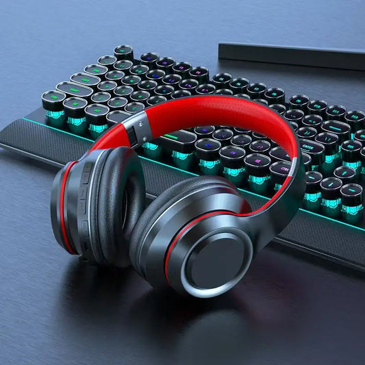 Nouveaux écouteurs sans fil Shoumi, casques Bluetooth avec micro, prise en charge de la carte TF, lecture MP3, écran d'affichage