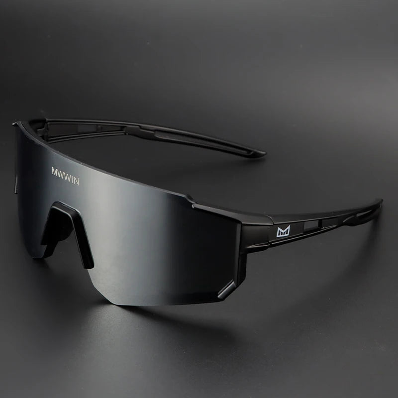 MWWIN Cycling Sunglasses MTB Glasses Bike Cycling UV400 Eyewear Men Women Bicycle Mountain Outdoor Sports Hiking Eyewear