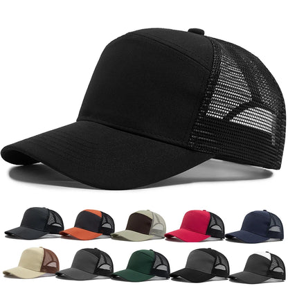 Letnia czapka baseballowa z 7 panelami, modne czapki hip-hopowe z siateczką, męskie czapki typu trucker, czapki z daszkiem, czapki typu hardtop, czapki typu snapback, damskie, unisex, fajne, nowa marka