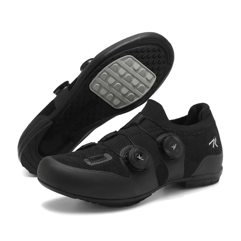 Professional Men Cycling MTB Shoes Route Cleats Speed Road Bike Sneaker Racing Women Flat Bicycle Mountain Spd Biking Footwear