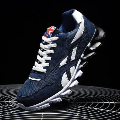 Brand Trend Size 46 47 48 Men's Wear-resistant Cushioning Thick-soled Fitness Sneakers Outdoor Breathable Running Shoes for Men