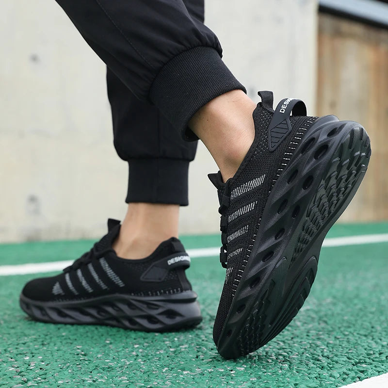 Unisex sneakers voor heren en dames, comfortabele ademende sportschoenen voor koppels, hardloop-, tennis- en wandelsneakers, maat 37-47, geel