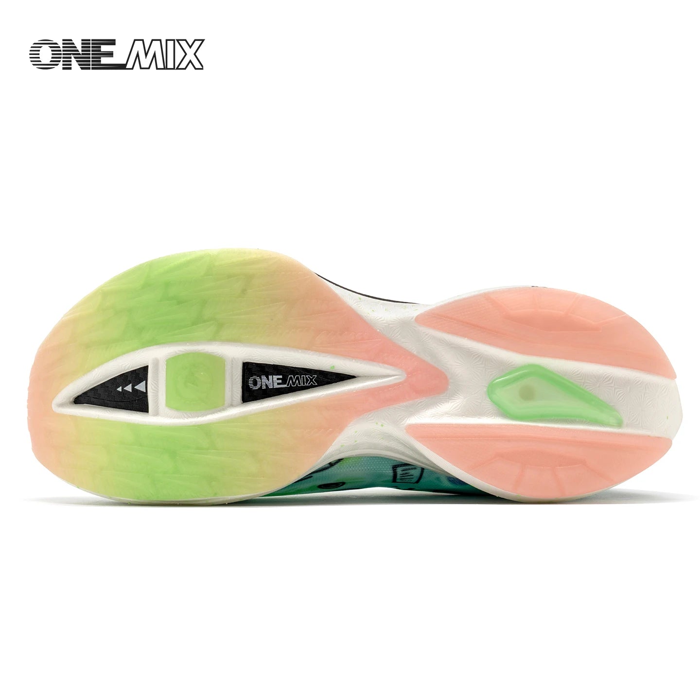 ONEMIX New Nylon Carbon Board Marathon Running Racing Shoes Shock-Absorbing Professional Stable Support Ultra-Light Rebound Sneakers