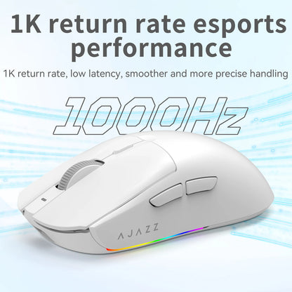 AJAZZ AJ139 Pro belaidė žaidimų pelė PMW3395/PAW3311, 26000 DPI ultralengva įkraunama belaidė žaidimų pelė, skirta kompiuteriui, nešiojamajam kompiuteriui ir e. sportui