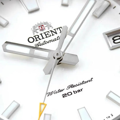 Original Orient Automatic Mechanical Watch 200M Water Resistant Unidirectional Bezel Black Dial Men's Sport Diver Watch