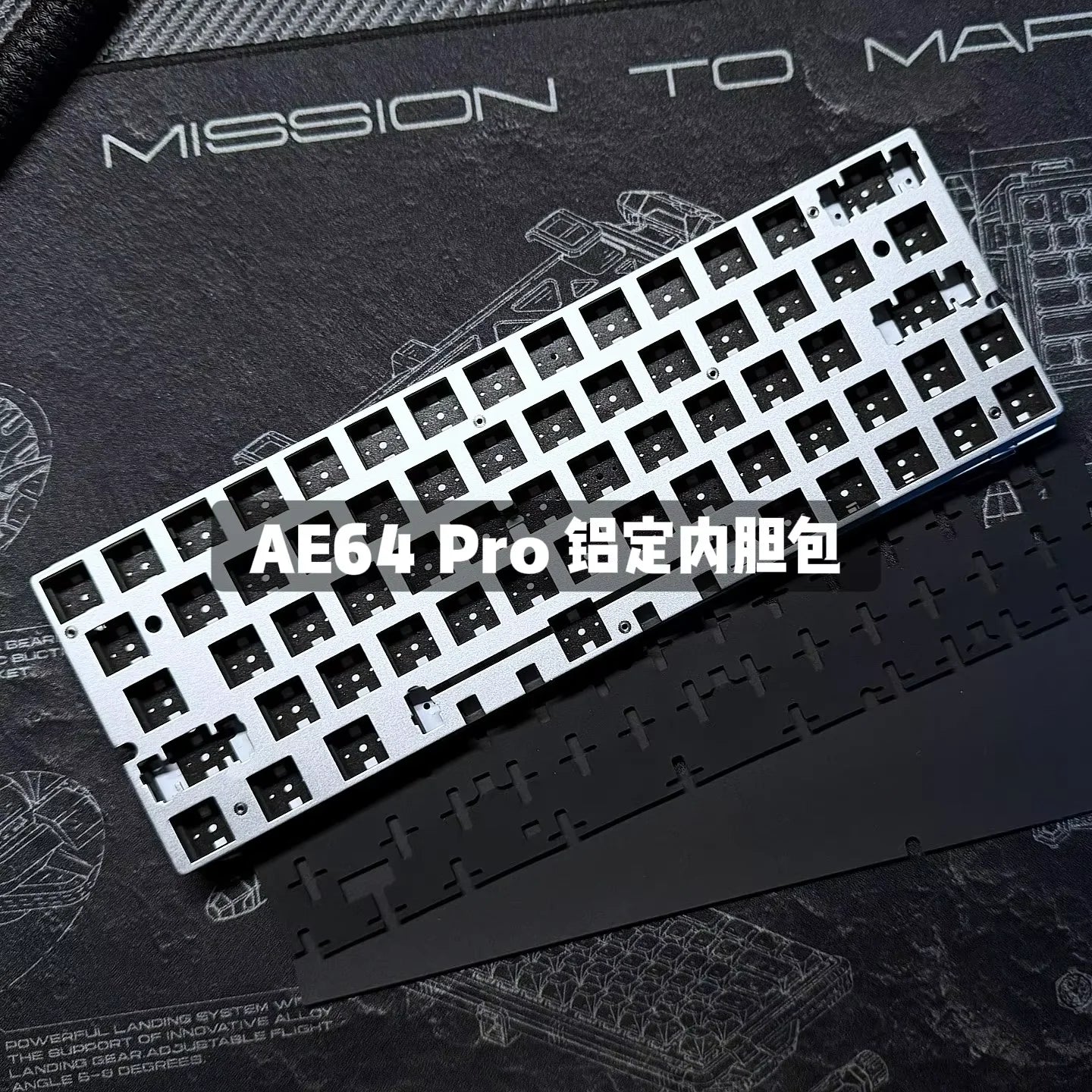 Everglide AE64 Pro HE Gaming Keyboard Hall Effect Magnetic Switch Support RT 0.001MM 8kHz Polling Rate Dual RGB ADC Link SOCD MT