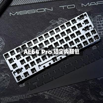 Everglide AE64 Pro HE Gaming Keyboard Hall Effect Magnetic Switch Support RT 0.001MM 8kHz Polling Rate Dual RGB ADC Link SOCD MT