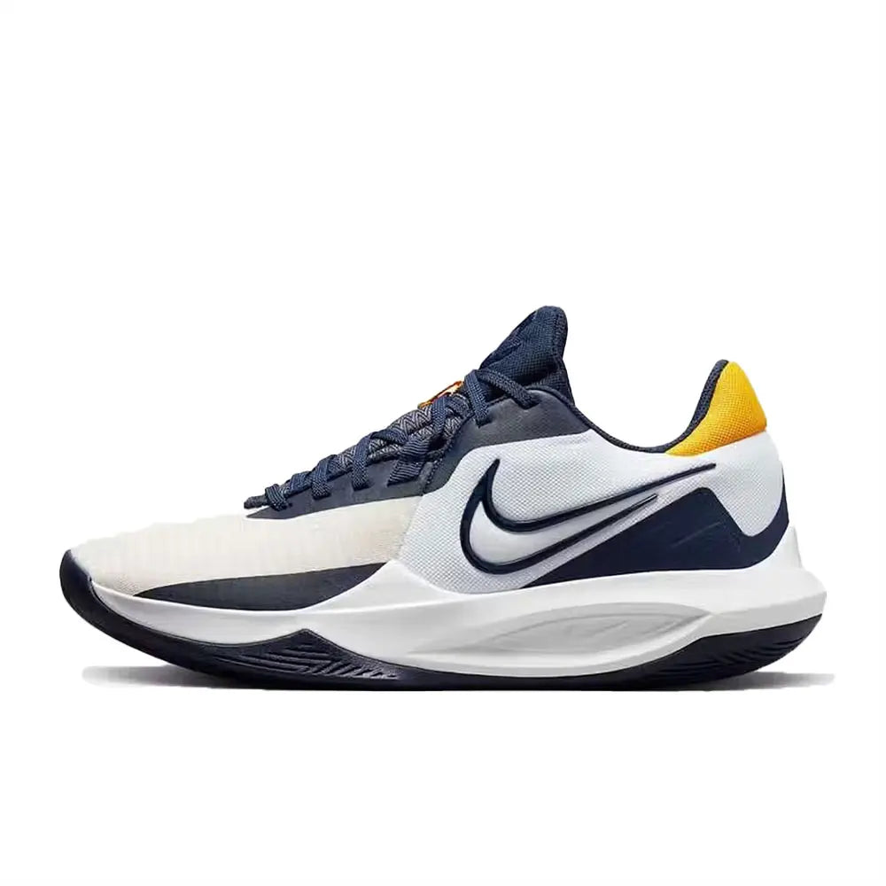 Nike Precision 6 – pohodlné a univerzální nízké basketbalové boty pro muže v černé barvě IO7605-040