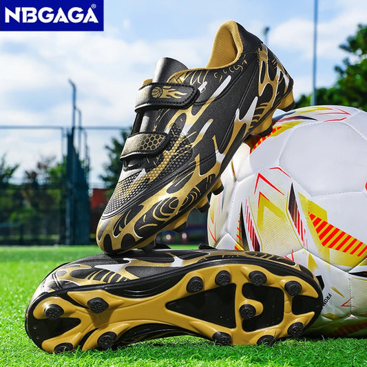 Scarpe da calcio per bambini, scarpini professionali da scuola, tacchetti per erba, allenamento sportivo, calzature outdoor e futsal per ragazzi, 28-38