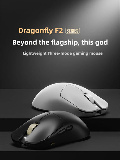 VGN Dragonfly F2 ProMax/Ultra e-sports gaming miš 42000DPI 0.125ms za Csgo latenciju, žični/bežični Dual 8K, 3 načina rada, PAW3395/3950