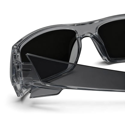 MAXJULI Z87 Polarized Sunglasses Men Wrap Around Sport Driving UV400 Retro Vintage Shield Safety Glasses 8231