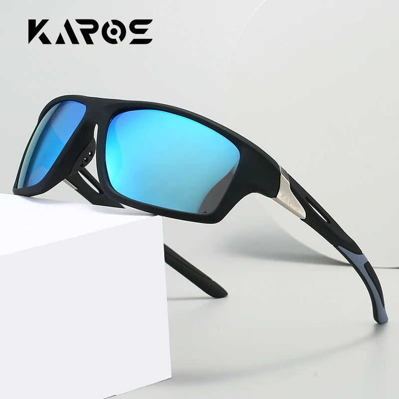 Karos Polarized Glasses UV400 Men Women Cycling Fishing Running Outdoor Sports Sunglasses Bike Eyewear For Driving Riding YZ2012