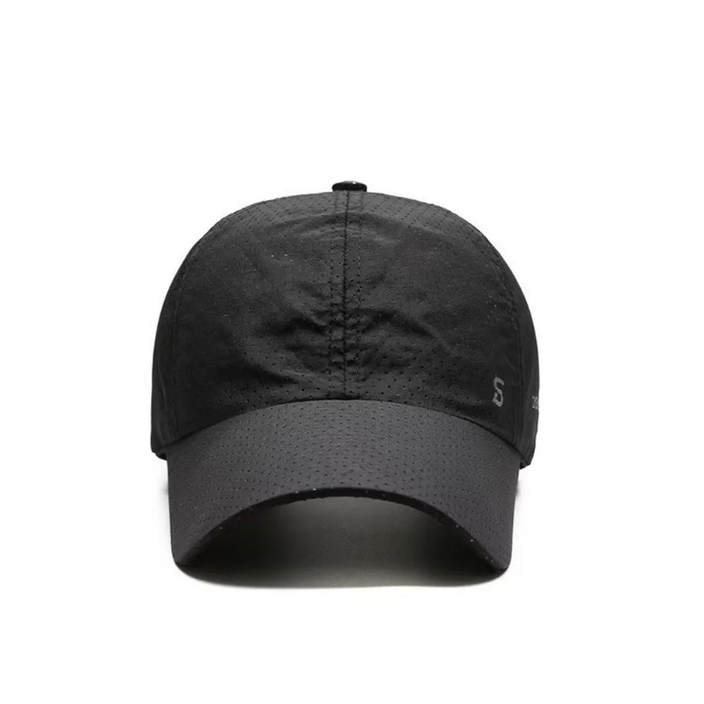 Solid Running Cap Thin Quick Drying Breathable Duck Tongue Outdoor Men's woman Sun Summer Fishing Avisor Baseball Cap