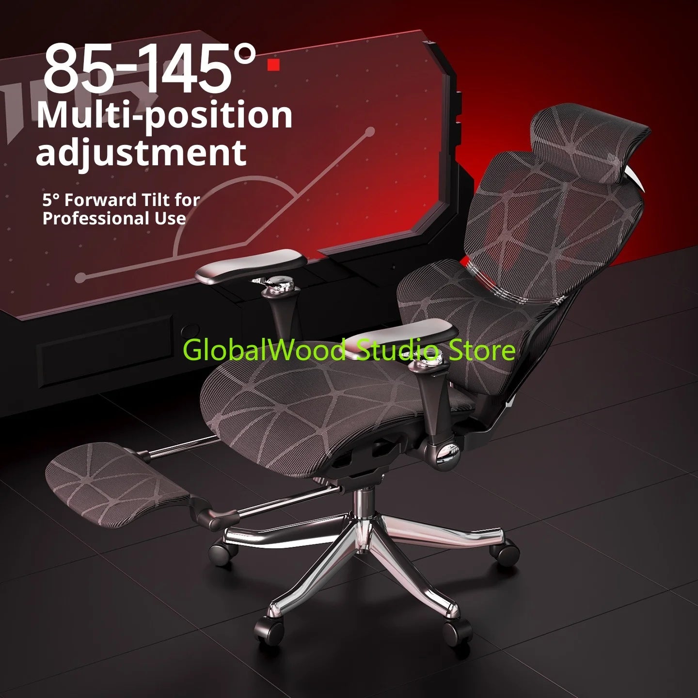 Ergonomic chair for Desk Office  Comfortable Armchair Furniture Chaise Design Chaises De Bureau Wheeled Low Chair on Wheels