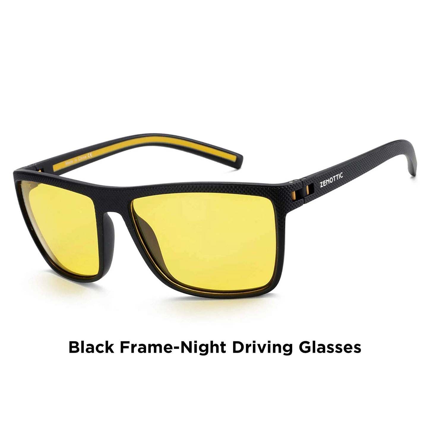ZENOTTIC Polarized Sunglasses for Men Lightweight TR90 Frame UV400 Protection Square Sun Glasses
