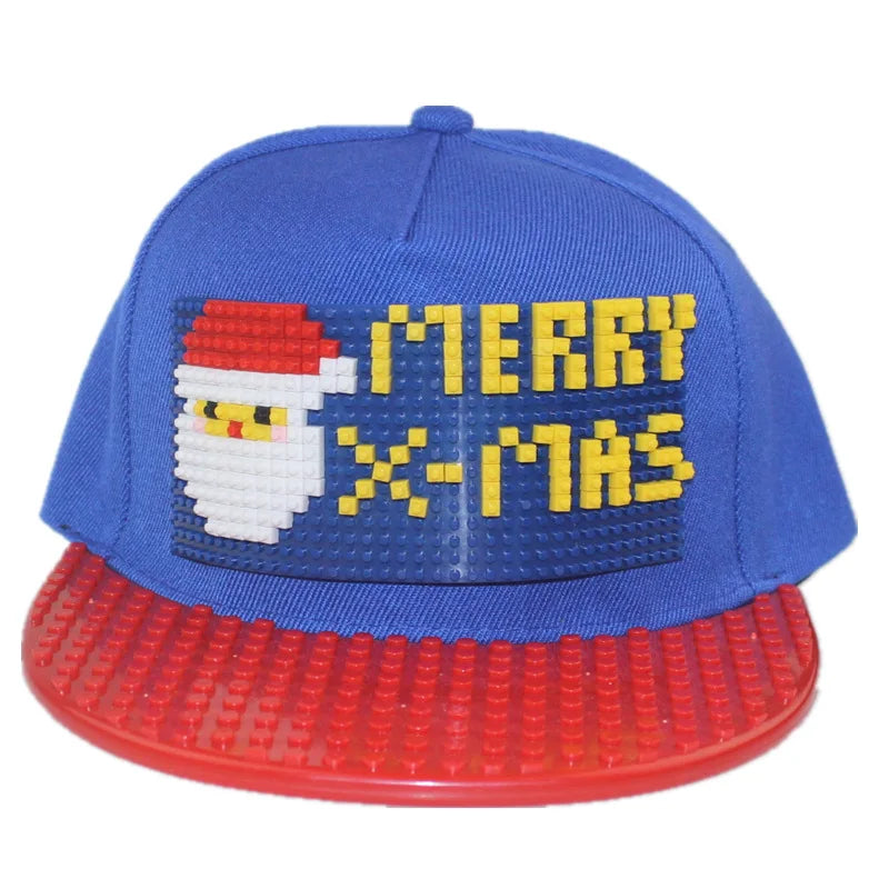 Șepci de baseball cu imprimeu cartoon patchwork, blocuri DIY, șepci snapback, șepci hip-hop pentru bărbați și femei, șepci detașabile cu pixeli, șepci „dad hats”, pentru copii și adulți