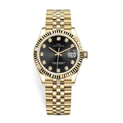 LGXIGE Quartz Elegant Dress Wristwatch Luxury Stainless Steel Waterproof Watch For Women Date Display Original Woman Wrist Watch