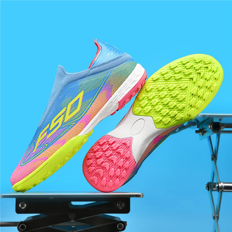 New Men's Soccer Shoes Grass Adult Non-Slip Football Boots Ultralight Sport Indoor Cleats Non Slip Fg Turf Futsal Comfortable