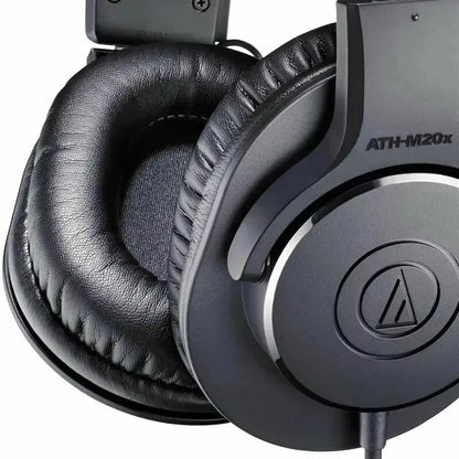 Casque audio professionnel Audio Technica M20X de haute qualité pour l'amélioration des basses, l'enregistrement et le jeu
