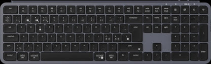 Teclado sem fios ultrafino Keychron B6 Pro com layout ISO, tamanho completo, portátil e leve, ligações 2.4GHz e Bluetooth