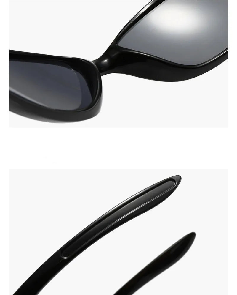 KLASSNUM Y2K Punk Sports Sunglasses For Men Women Future Sense Sun Glasses Brand Designer Party Anti UV400 Fashion Goggle New