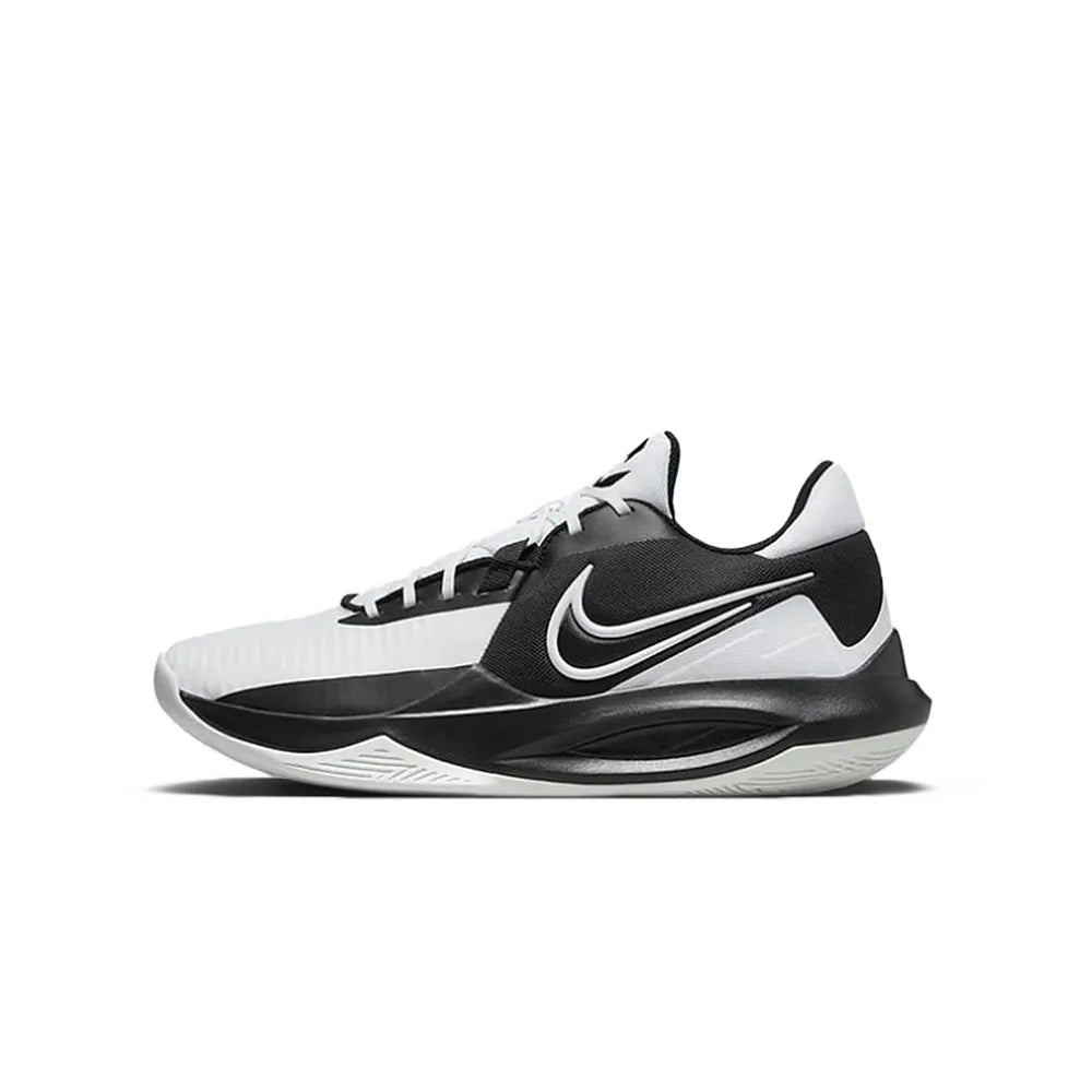 Nike Precision 6 – pohodlné a univerzální nízké basketbalové boty pro muže v černé barvě IO7605-040