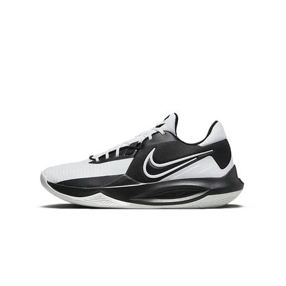 Nike Precision 6 – pohodlné a univerzální nízké basketbalové boty pro muže v černé barvě IO7605-040