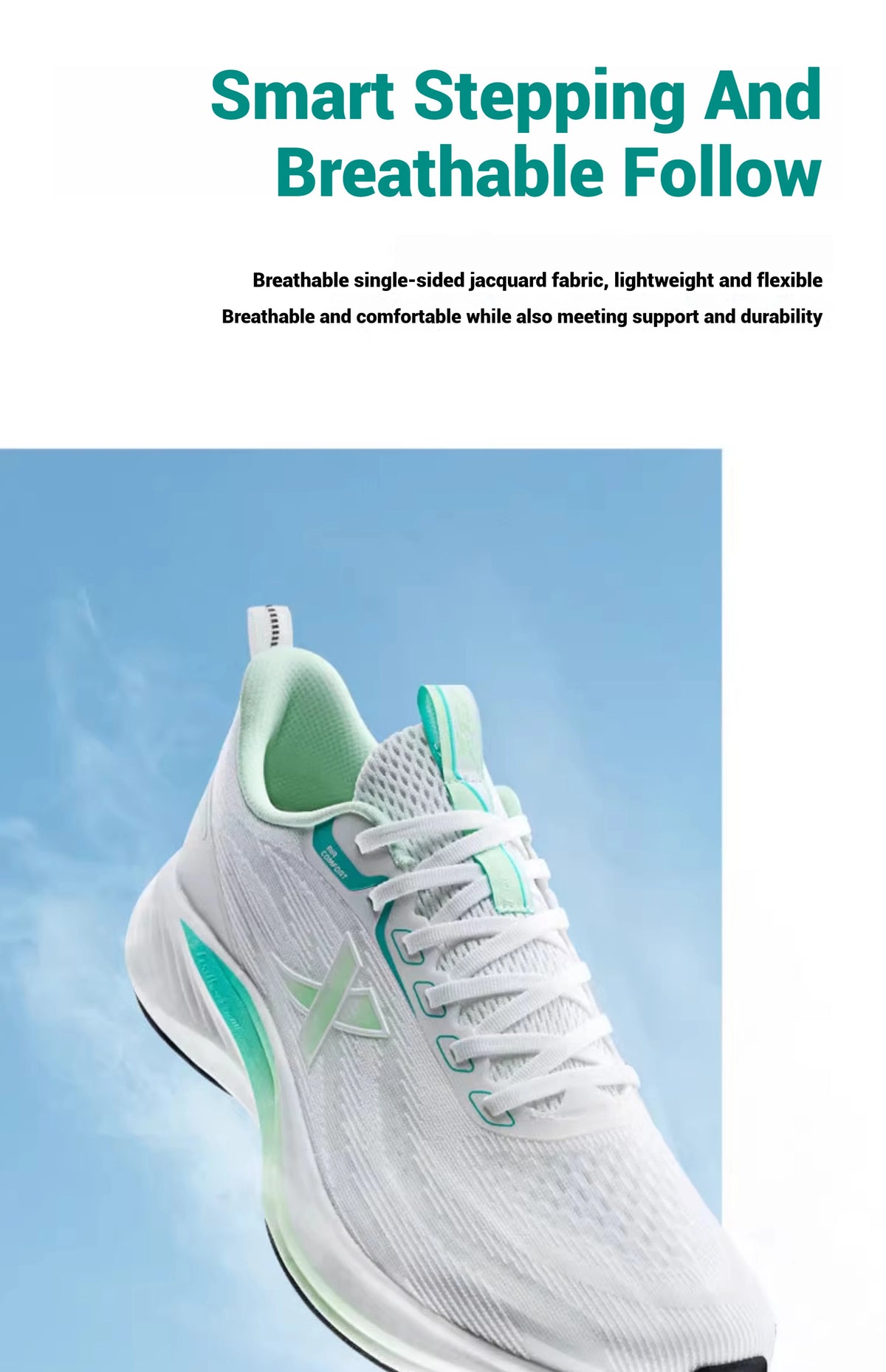 Xtep Light Wing 3 Laufschuhe für Herren – Sommermode, gepolstert, stoßdämpfend, leicht, moderne Sneaker 875219110034