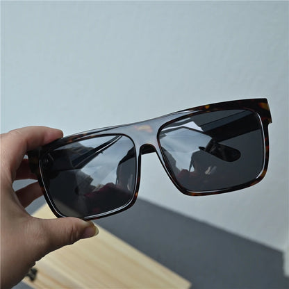 Vazrobe 165mm Oversized Black Polarized Sunglasses Men Large Huge Sun Glasses for Male Flat Top Steampunk Big Large Face
