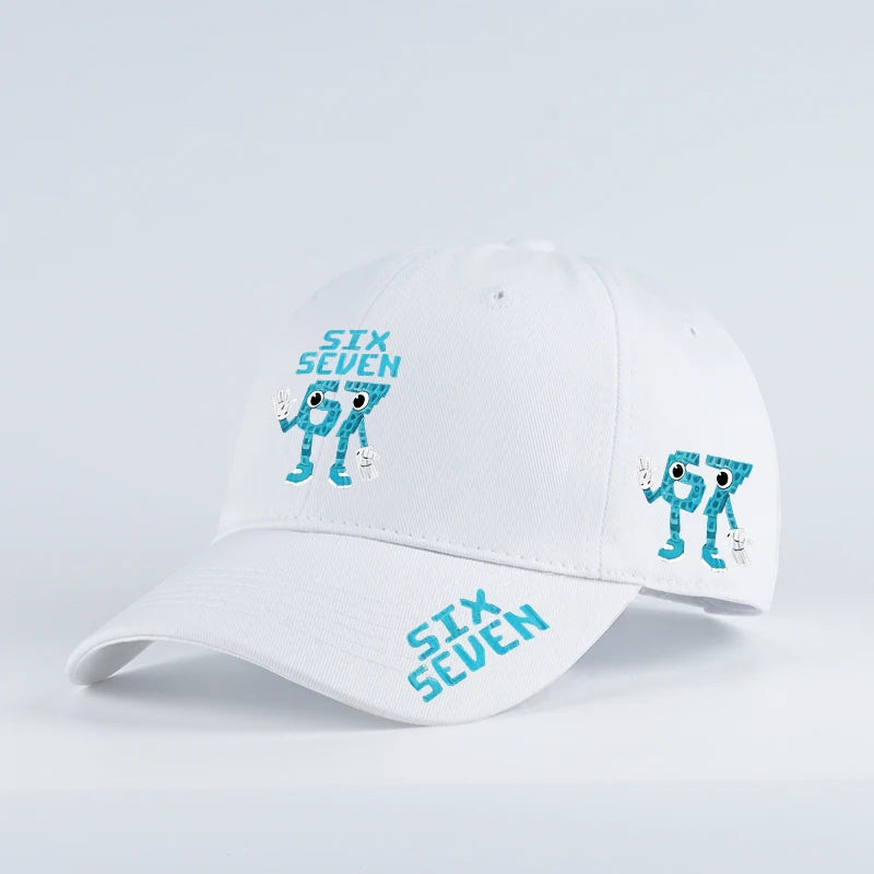 Retro '67 rajzfilm mintás baseball sapka – Állítható, lapos karimájú sapka – Unisex utcai divat, hip-hop napellenző sapka – Dad Hat