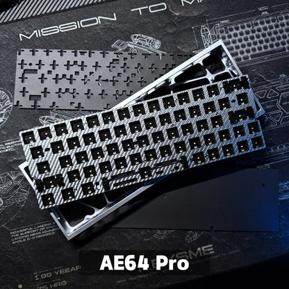 Everglide AE64 Pro HE Gaming Keyboard Hall Effect Magnetic Switch Support RT 0.001MM 8kHz Polling Rate Dual RGB ADC Link SOCD MT