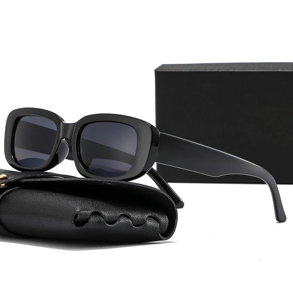 Fashion Classic Red Sunglasses Lens Mens Ladies Womens Retro Vintage UV400 Glasses Eyewear Luxury Square Outdoor Sun Glasses