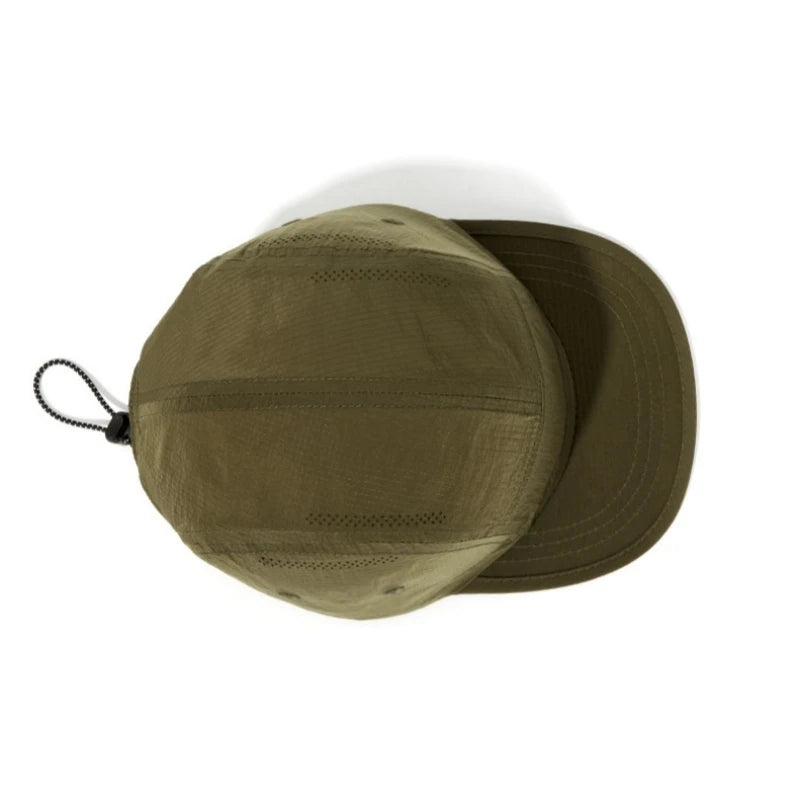 Ultrakönnyű futósapkák férfiaknak és nőknek, gyorsan száradó szabadtéri sport sapkák, kerékpáros, terepfutó és maratoni snapback sapkák