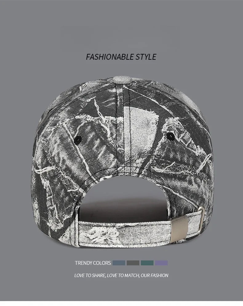 New Fashion Women Men Washed Cotton Baseball Cap Male Female Retro Four Seasons Outdoor Sports Snapback Cap Hat For Women Men